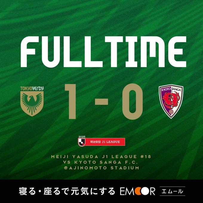 【Result】2025第18節vs京都サンガF.C.（H）
